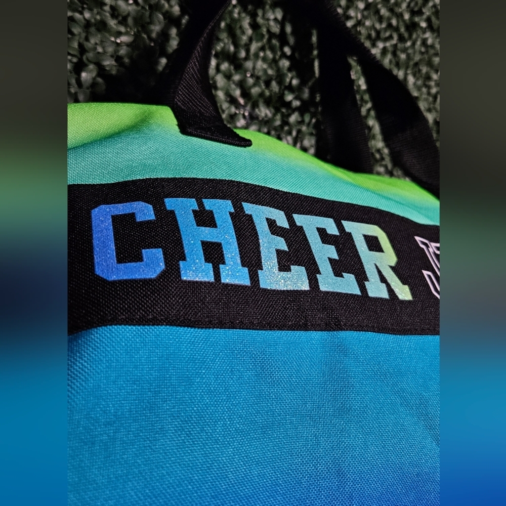 Justice Cheer Bag - Green and Blue Tote Bag - Picture 4 of 10